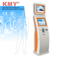 Kiosque interactif en libre-service avec écran tactile personnalisé, sur pied, pour l'intérieur, OEM ODM, distributeur de cartes SIM