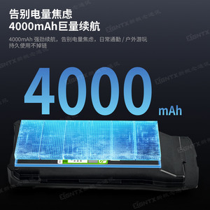 Quansheng TG-K10AT Walkie Talkie 4000mAh <b>Battery</b> Portable Analog Commercial Use - Product Image 5