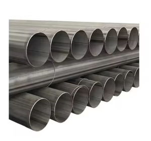 Dn250 dn300 dn400 Tuyaux en acier au carbone soudés noirs ASTM A53 Gr.B sch40 ERW de grande taille - Product Image 1