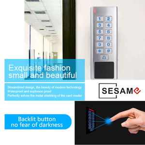 Автономная водонепроницаемая система контроля доступа с RFID <span class=keywords><strong>EM</strong></span> 125 кГц дверная клавиатура с функцией сброса - Product Image 2