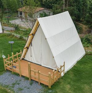 4*5M <span class=keywords><strong>Comprar</strong></span> todas las estaciones Múltiples especificaciones Resort Camping al aire libre Triángulo Lona de lujo Glamping Safari Hotel Carpa - Product Image 2