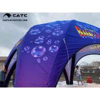 Structure stable de tente commerciale de grande araignée de CATC pour l'auvent gonflable de tente de Doom de PVC de sports de publicité d'aventure extérieure