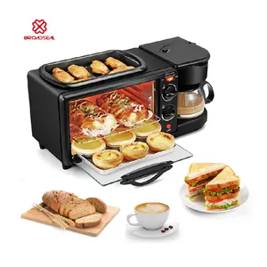 Portable Electric Family Size 3 In 1 Multi Function Breakfast Maker