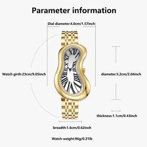 Orologi al quarzo da <span class=keywords><strong>donna</strong></span> eleganti eleganti da <span class=keywords><strong>donna</strong></span> in acciaio inossidabile <span class=keywords><strong>di</strong></span> moda <span class=keywords><strong>di</strong></span> lusso - Product Image 2