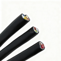 Câble d'alimentation flexible RVV 300V pour usage domestique et construction, 2-5 conducteurs, 0,75-6mm, conducteur en cuivre, PVC H05VV-F, fil électrique