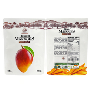 Sacchetto Doypack ad Alta Barriera Personalizzato con Chiusura a Zip Richiudibile per Snack di Mango Essiccato a Basso Contenuto di Zuccheri, Confezione all'Ingrosso - Product Image 6
