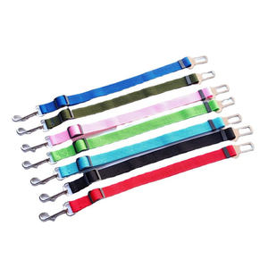 Cinturón de seguridad de coche para perros y gatos, accesorio ajustable de nailon, varios colores, suministro de fábrica - Product Image 2