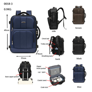 Men's Business <b>Backpack</b> Advanced Sense Eco-Friendly Portable Anti Splashing Water Large Capacity Multi-functional Laptop - Product Image 6