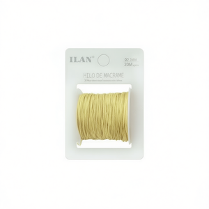 Filo per Macramè 1mm 20M Giallo per Lavori Artigianali - Product Image 2