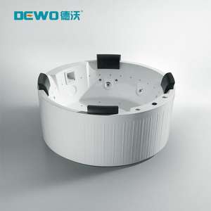 Nuevo <span class=keywords><strong>Jacuzzi</strong></span> Redondo para Exterior de 182*182*76CM, <span class=keywords><strong>SPA</strong></span> de Masaje para 2-4 Personas, Deportes Acuáticos, Bañera de Hidromasaje para Exterior EE940 - Product Image 2