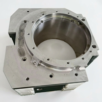 Base de roulement en fonte ductile moulée dans du sable, boîtier de roulement sur piédestal, procédé de moulage dans du sable de résine, usinage de précision OEM en fonderie