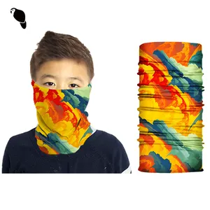 UV-Schutz Polyester Nahtlose Kinder Hals Gamasche Rohr Bandanas Gesichts maske für Kinder