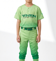 Maillots de baseball personnalisés à col rond, design d'usine, polyester respirant, rayures unisexes, maillots de baseball pour hommes