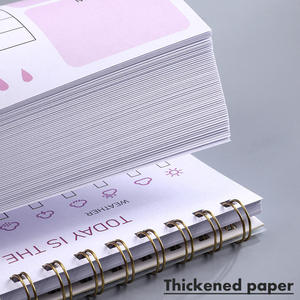 Cuaderno Espiral A5 Personalizado para Planificación Diaria, <span class=keywords><strong>Diario</strong></span> con Notas Adhesivas de PP, Libro de Gestión del Tiempo, Manual de Eficiencia para Mejorar - Product Image 5