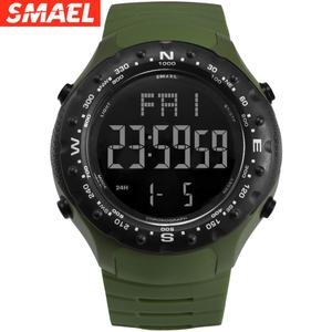 Montre SMAEL 1342 de style minimaliste, montre numérique, étanche, double mouvement, pour homme - Product Image 4