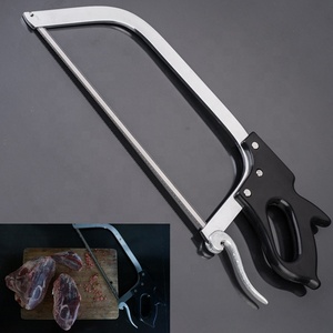 Scie à viande manuelle <span class=keywords><strong>de</strong></span> 25 pouces avec lame en acier inoxydable / Scie à boucher - Product Image 4