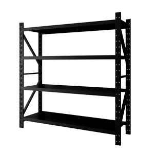 Unidade de Prateleiras para Armazenamento em Armazém, Ajustável, Impermeável, Fácil de Montar, Estrutura de Aço Industrial para Casa e Garagem - Product Image 4