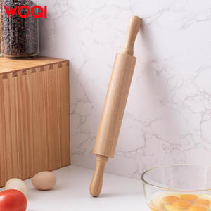 دبوس لف منزلي خشبي عالي الجودة مخصص من WOQI ، دبوس لف خشبي لأدوات الخبز والمعجنات - Product Image 4