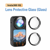 Protection d'objectif en verre 10H anti-rayures OEM en gros pour caméra d'action Insta360 X6 – Accessoires antichoc en vrac pour objectif 360