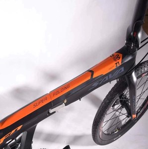 <span class=keywords><strong>SAVA</strong></span> Factory Wholesale Bicicleta plegable de fibra de carbono de 20 velocidades y 20 pulgadas con <span class=keywords><strong>marco</strong></span> plegable oculto de carbono T800 - Product Image 6