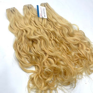 Grande vente de mèches de cheveux humains, fournisseurs de cheveux bruts, Deep Wave # Extensions de cheveux naturels couleur 613, 100% cheveux vietnamiens naturels, longueur 6-36 pouces - Product Image 1