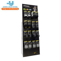 Présentoir de chaussettes en bois sur mesure, meuble de vente, chaussures POP-up, présentoir Mobile double face pour chaussettes