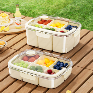 Contenitore in Plastica XinHang di Grande Capacità per Frigorifero, Organizzatore per Cucina, Cesto per Frutta e Verdura, Cesto per Picnic - Product Image 3