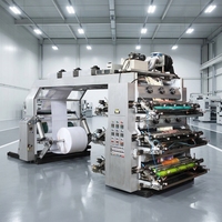 Máquina de Impresión Flexográfica Automática de 6 Colores con Control de Tensión PLC para Papel de Alta Resolución