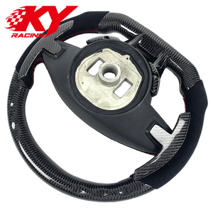 Volant sport en cuir LED en fibre de carbone personnalisé, adapté aux Mercedes Benz GLA GLE GLS SL A45 E63 S65 AMG GT W205 - Product Image 3