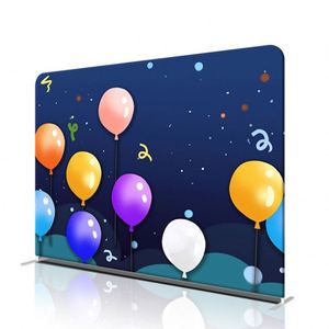 <b>Backdrop</b> <b>Stand</b> Heavy Duty 8x8 Metal Fabric Display for Events Photography and Trade Shows Tension Fabric <b>Backdrop</b> - Product Image 3