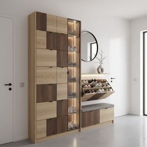 Meuble à <span class=keywords><strong>chaussures</strong></span> moderne et durable en bois avec design de <span class=keywords><strong>casier</strong></span> pour salon et mobilier de maison - Product Image 2