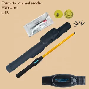 Chăn nuôi công cụ chăn nuôi Microchip USB cầm tay máy quét phổ dài khoảng cách RFID lừa gia súc Tai tag Stick eartags Reader