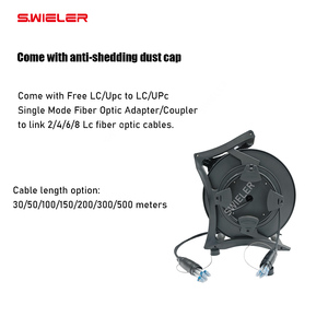 <span class=keywords><strong>Cable</strong></span> <span class=keywords><strong>de</strong></span> Fibra Óptica <span class=keywords><strong>para</strong></span> <span class=keywords><strong>Internet</strong></span>, <span class=keywords><strong>Cable</strong></span> <span class=keywords><strong>de</strong></span> Fibra Óptica <span class=keywords><strong>para</strong></span> Exteriores con Carrete, <span class=keywords><strong>Cable</strong></span> <span class=keywords><strong>de</strong></span> Fibra Óptica Tipo Serpiente <span class=keywords><strong>de</strong></span> 2/<span class=keywords><strong>4</strong></span>/6/8 Núcleos con Conector, 100/200/500m - Product Image 2