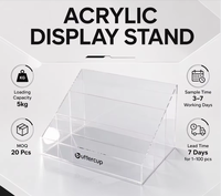 Étagères de comptoir en acrylique design support organisateur de maquillage cosmétique