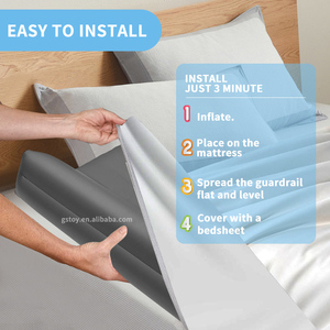 Barandillas de cama plegables para niños pequeños, parachoques de TPU antideslizantes, Barandillas de cama para niños, seguridad Rais, barandilla inflable para cama de bebé - Product Image 5