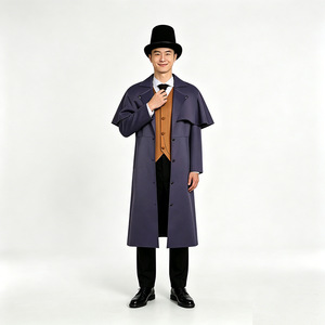 Lord of Mysteries Klein Moretti Cosplay Kostüm Narren-Set Komplettes Anime-Outfit Zylinderhut Mantel - Product Image 2