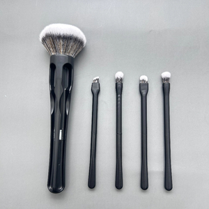Ensemble de 5 mini-pinceaux de maquillage pour le visage, poils synthétiques cruelty-free, design magnétique, couleur personnalisée - Product Image 3