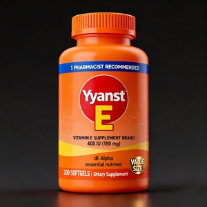 Cápsulas Blandas de Vitamina E de Alta Eficiencia de Marca Privada, Nutriente Esencial, una Buena Opción para Proteger la Salud Juvenil, Fabricante de Alimentos Saludables - Product Image 1