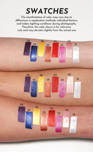 Brillo de labios líquido con aroma a perlas de 8 colores, resistente al agua, sin manchas, multiusos para labios, ojos, lápiz labial - Product Image 5