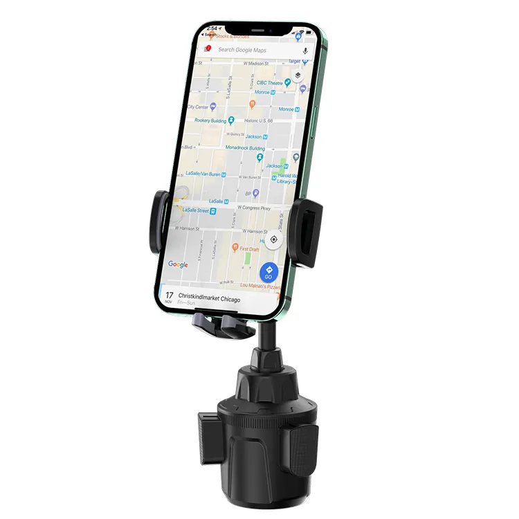 KAKU new arrival car phone holder install Water Cup Position mobile phone stable 360 adjust stand in the car