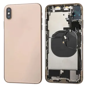 Wholesale Mobile Phone Back Cover Housing With Flex For Iphone X XS XR Max Back Glass