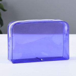2025 New Clear & Pure Color PVC Cosmetic Bags Custom Logo Waterproof <b>Small</b> Makeup Pouches Zipper Closure for Travel Toiletry - Product Image 3