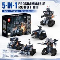 Kit de Bloques de Construcción de Robots Controlados por Aplicación, Tema Policía Mundial, para Importadores de Juguetes al por Mayor, Práctica de Codificación y Canales de Venta en Línea para Niños