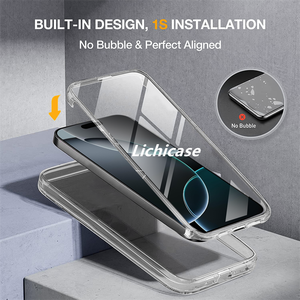 Boîtiers de téléphone antichoc à couverture complète antidérapante Lichicase <span class=keywords><strong>pour</strong></span> <span class=keywords><strong>Samsung</strong></span> S26 S26Plus S26Ultra <span class=keywords><strong>coque</strong></span> transparente - Product Image 4