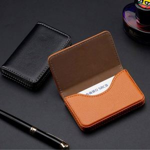 PU Name Card Holder High-end Business Card Case Enterprise Customized LOGO Business <b>Gifts</b> - Product Image 3