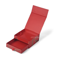 Caja de Regalo Plegable de Lujo con Diseño Personalizado del Fabricante, Doble Capa, Magnética, con Cinta