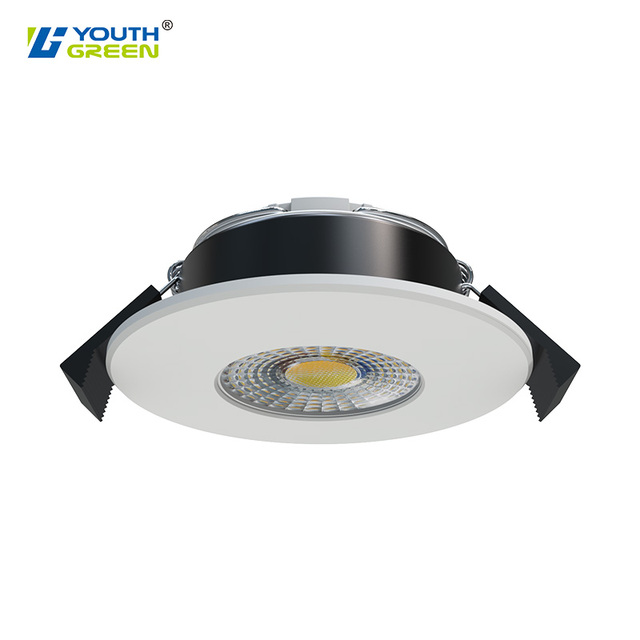 High Efficiency Anti Glare Ceiling Light IP65 CE/Rohs Flicker Free 3CCT 3000K-4000K-6000K Downlight 6W AC220-240V LED Downlight