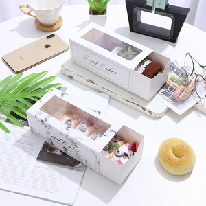 Cajas largas para tartas personalizadas <span class=keywords><strong>al</strong></span> por <span class=keywords><strong>mayor</strong></span> con impresión offset <span class=keywords><strong>de</strong></span> forma plana y lámina dorada para bodas, pastelería y embalaje <span class=keywords><strong>de</strong></span> tartas - Product Image 3