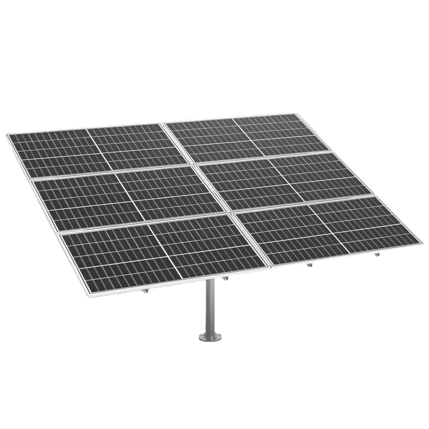 Sistem pelacakan PV surya 2 sumbu cerdas, teknologi pelacak tenaga surya inovatif untuk peningkatan kinerja Panel surya