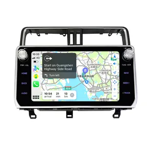10.1 inch Android 11 octa core car radio player screen for Toyota Prado 2018 GPS multimedia system touch screen DSP audio